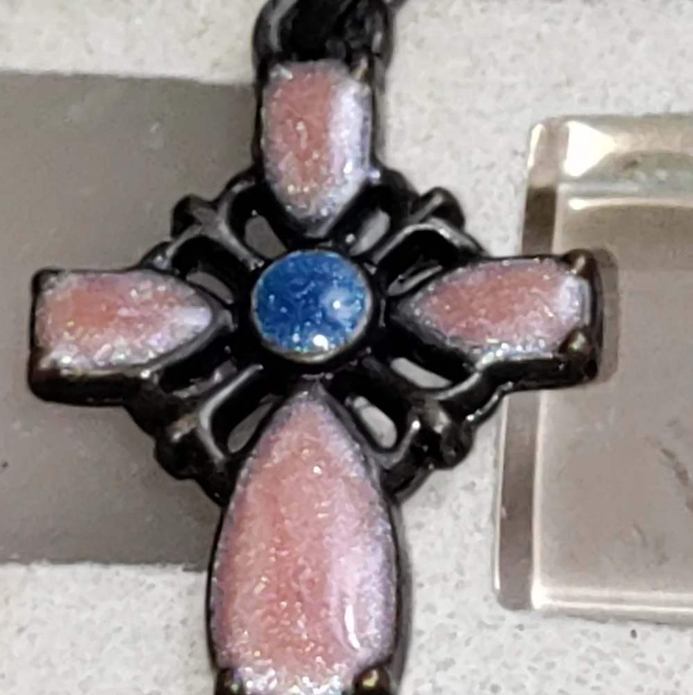 Vintage Artsian Cross necklace
